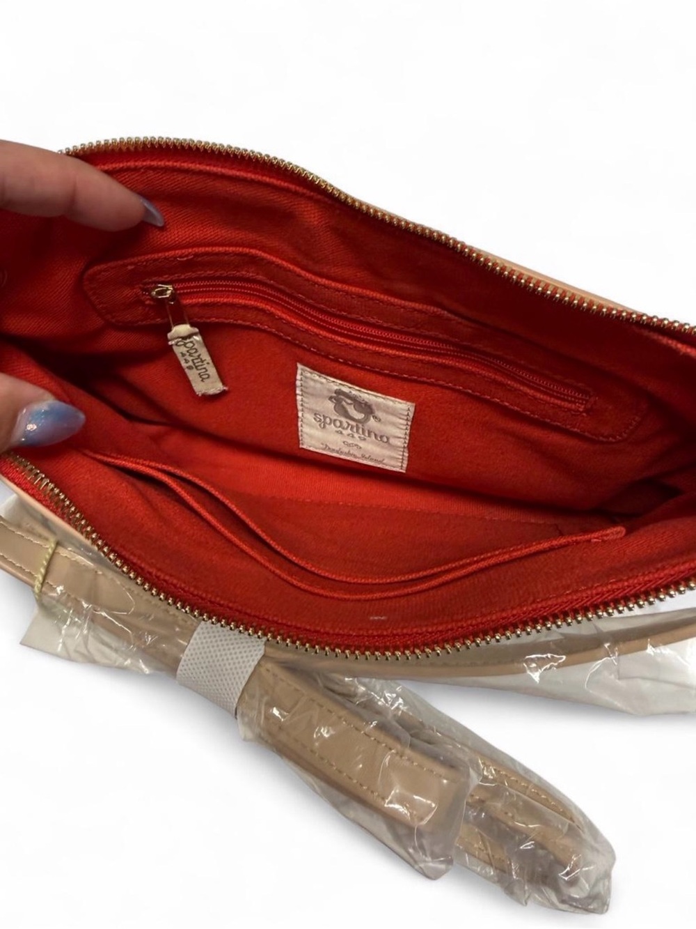 Spartina 449 Bay Dreams Map Crossbody NWT Maryland Chesapeake Delaware - Picture 3 of 5
